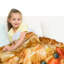 Couverture à tarte aux fruits Catalonia, couverture alimentaire réaliste, cadeaux amusants pour les adolescents, 59 pouces, monocouche