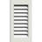 Vertical Functional Gable Vent with Flat Trim Frame-32620814