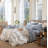 MooMee Sheet Set Extra Deep Pocket 100% Washed Cotton Linen Like Textured Lightweight Breathable-469595434-467774904