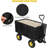 700lbs Dump Garden Carts with Removable Sides