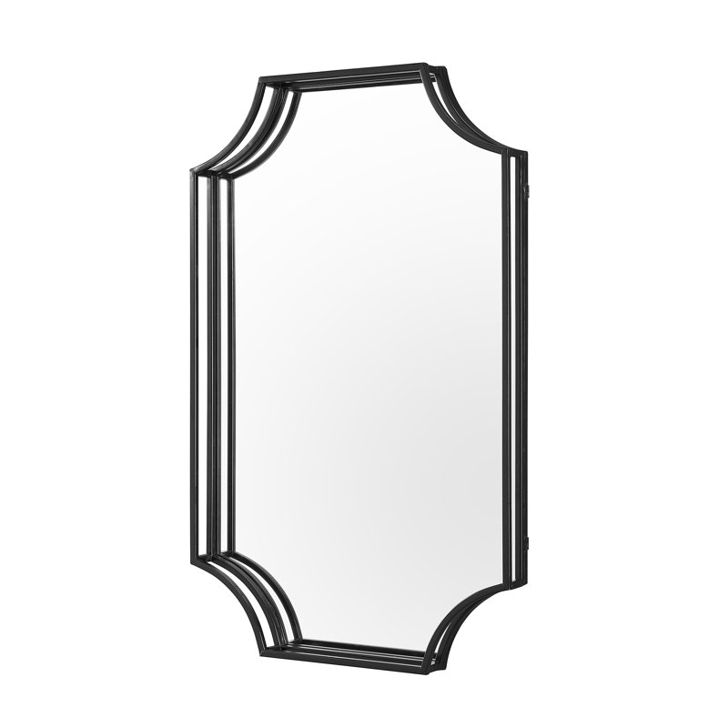 Miroir d'appoint Vannoy, Noir