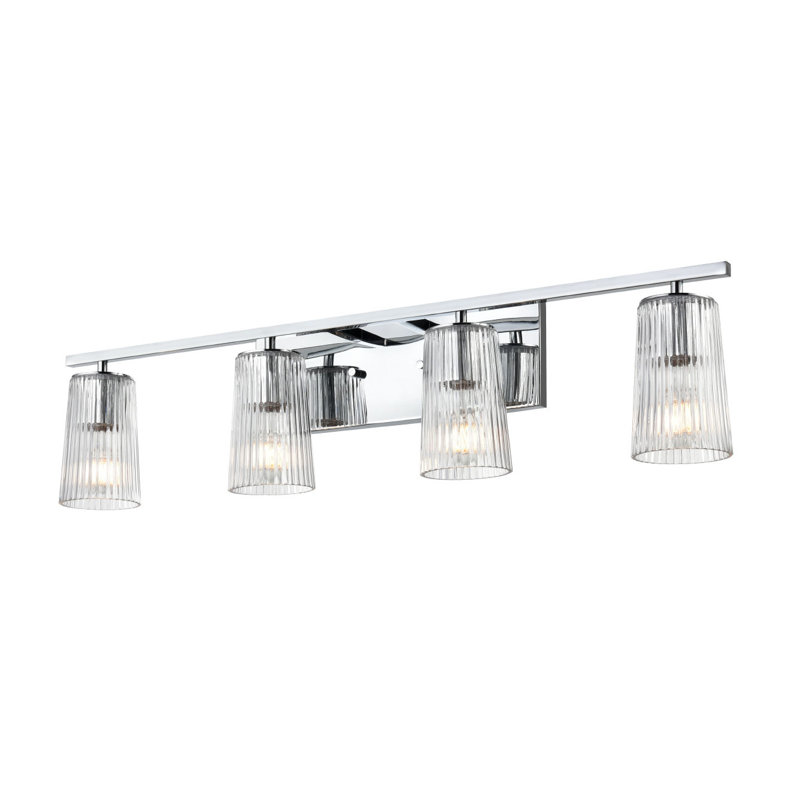 Meuble-lavabo clair, Chrome