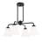 Wynridge Plug & Play 4-Light Chandelier in Transitional and Modern Style-59.6 Inches Tall and 24 Inches Wide-107379195