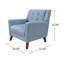 Fauteuil capitonné de 81,99 cm de large Greenmont-32043001