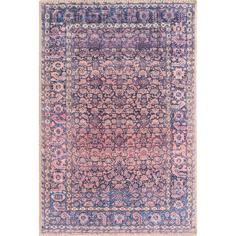 Mcclamma Chenille Oriental Indoor Rug, Rectangle 2' x 3'