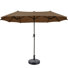 Parasol de patio 13 pi avec base