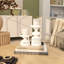 Porte-bougie traditionnel en bois perlé-354468928