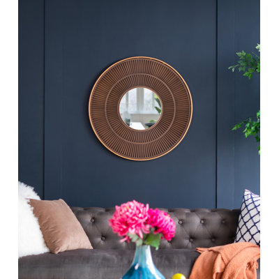 Miroir rond manufacturé