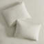 Couette 2 pièces couleur crème pour lit simple/simple XL - Microfibre, rembourrage en coton, réversible, taie d'oreiller anti-transpiration, housse en microfibre lavable à la machine, imperméable