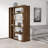 Cerena 59.1" Bookcase with Matte Finish-1933613377