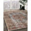 Tapis oriental en laine brun-417705206