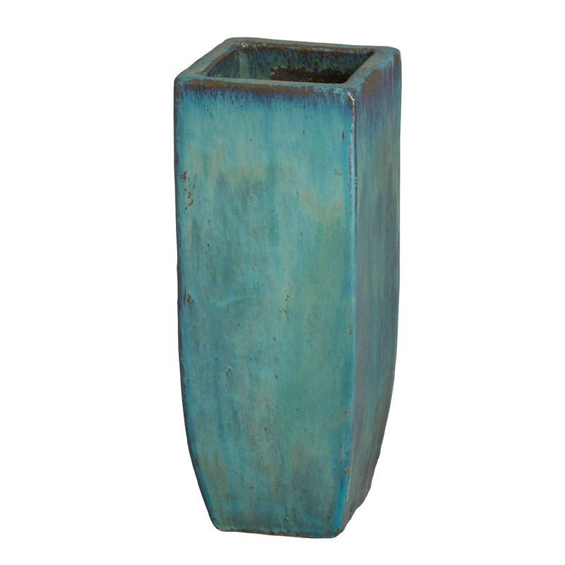 Exton Handmade Ceramic Planter, 22.5" H x 8.5" W x 8.5" D