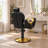 Luxury Reclining Barber Chair, Height Adjustable Hydraulic Salon Chairs, Hair Stylist Chair for Barbershop -Black-107141752
