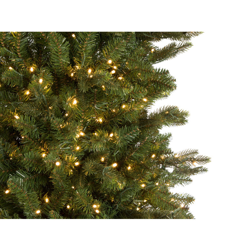 Lighted Artificial Christmas Tree, 7.5'