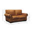 Valencia Leather Loveseat