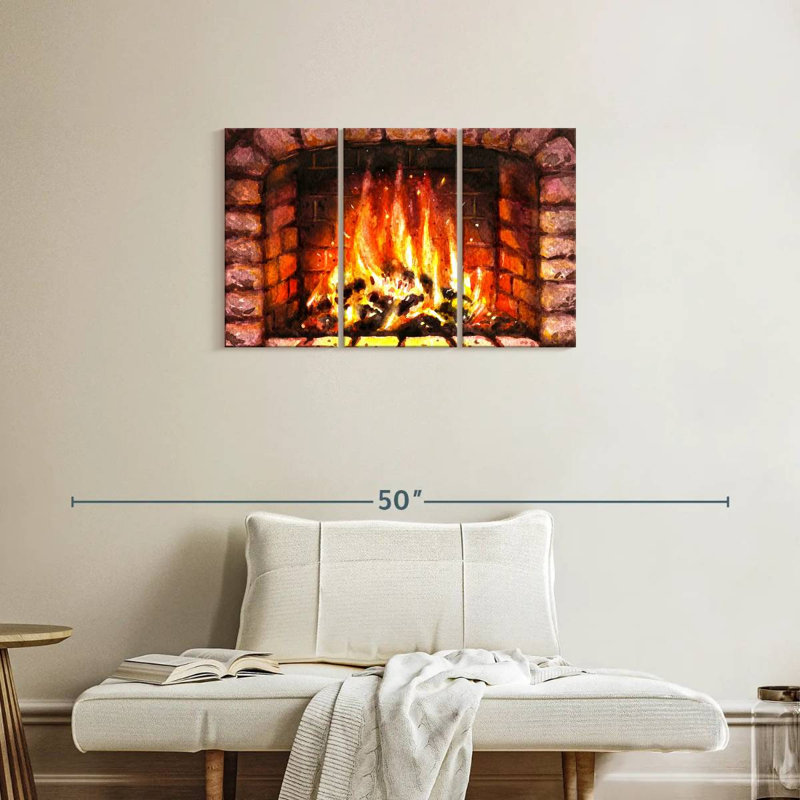 Lilie Fireplaces, 20" H x 33" W