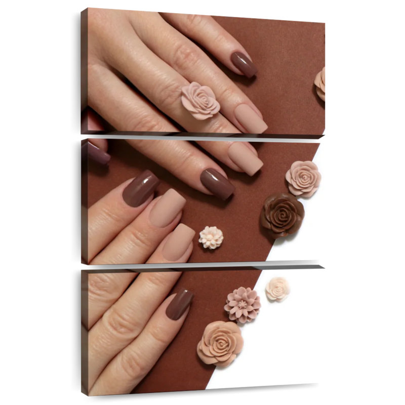 Shuttleworth Matte Brown Nails, 32" H x 20" W