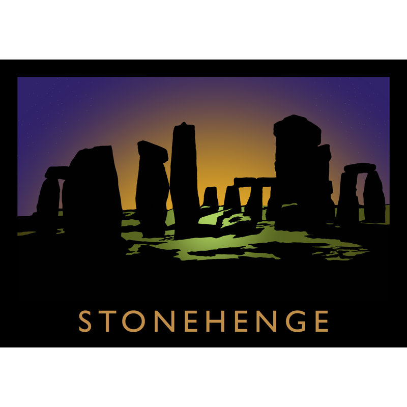 'Stonehenge' by Richard O'Neil - Print, No Frame, 30 cm H x 40 cm W x 1 cm D