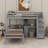 Twin Size Loft Bed With Desk, Shelves And Drawers-147244036