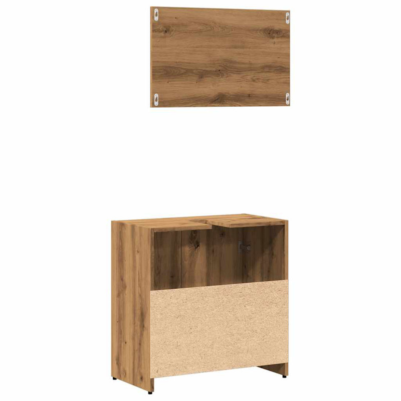 Avrilynn Bathroom Storage Furniture Set, Old Wood