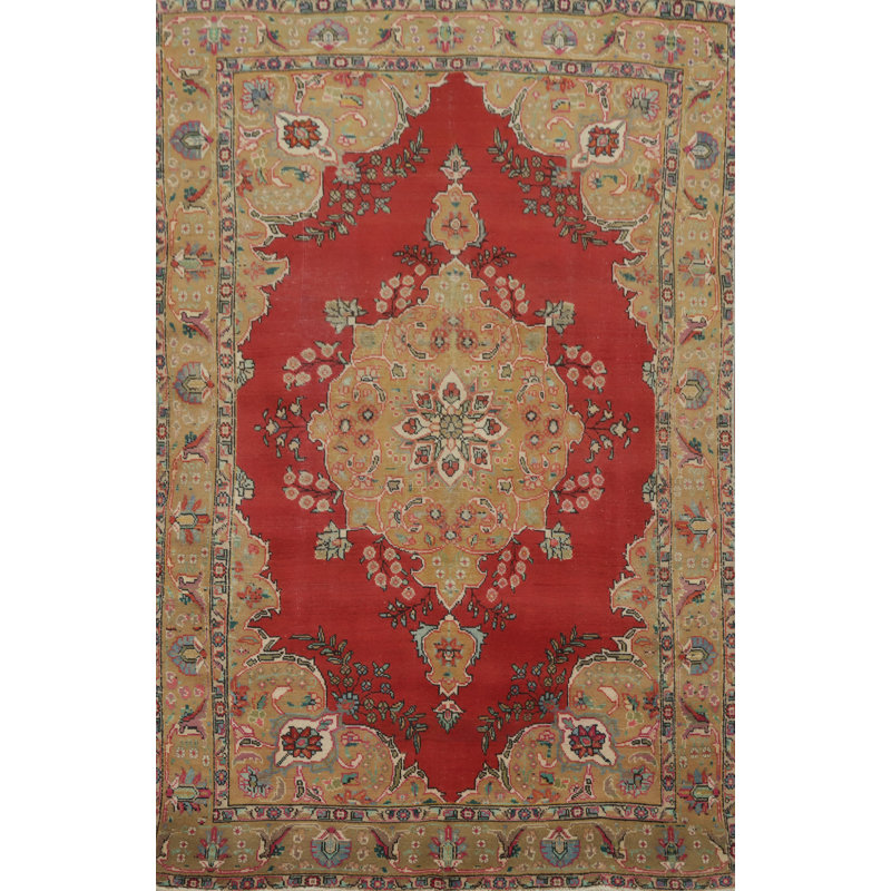 Tapis traditionnel rouge 6 x 9