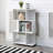 Compact Storage Engineered Wood Minimalist Bookshelf For Small Spaces