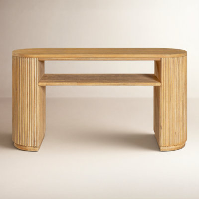 Fitzroy - Modern Natural Acacia Console Table