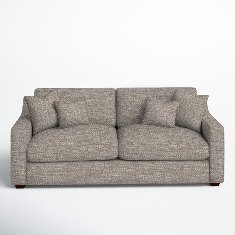 Canapé rembourré 95 po Rhodes, Tissage natté lin Drusky Sustain®