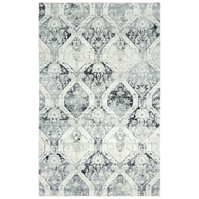 Hybrid Wool Abstract Indoor Rug