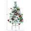 Arbre de Noël artificiel enneigé 2,4 pi avec 30 lumières claires et colorées