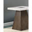Table de bout carrée de style contemporain