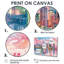 «Pink Toronto Cityscape View I - City Toronto», art mural-1784463546-1679768169