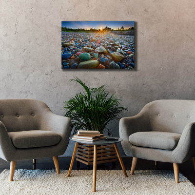 «Schoodic Rocks» par Patrick Zephyr, art mural sur toile