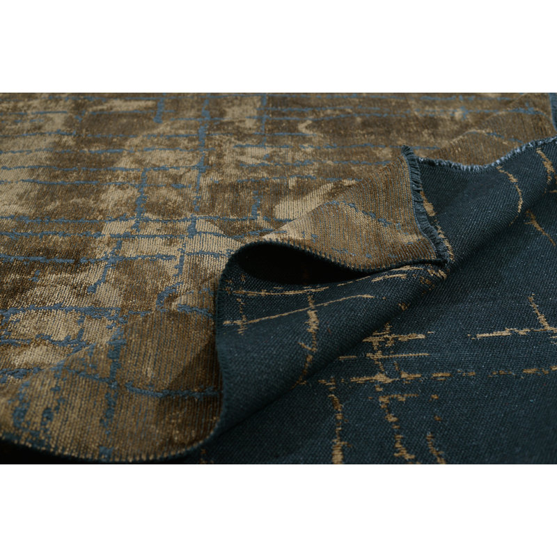 Tapis brun / noir Rapture, Rectangle 7 pi 10 po x 9 pi 10 po