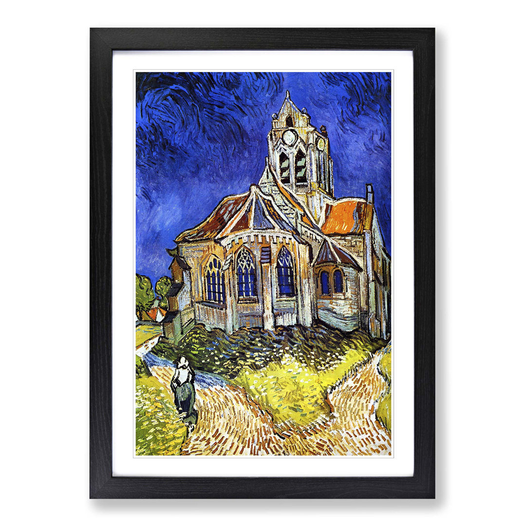 Church at Auvers by Vincent Van Gogh - Framed Print