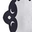 Tapis noir / gris clair en polyester tissé à la machine Novelty Strayer-187142821