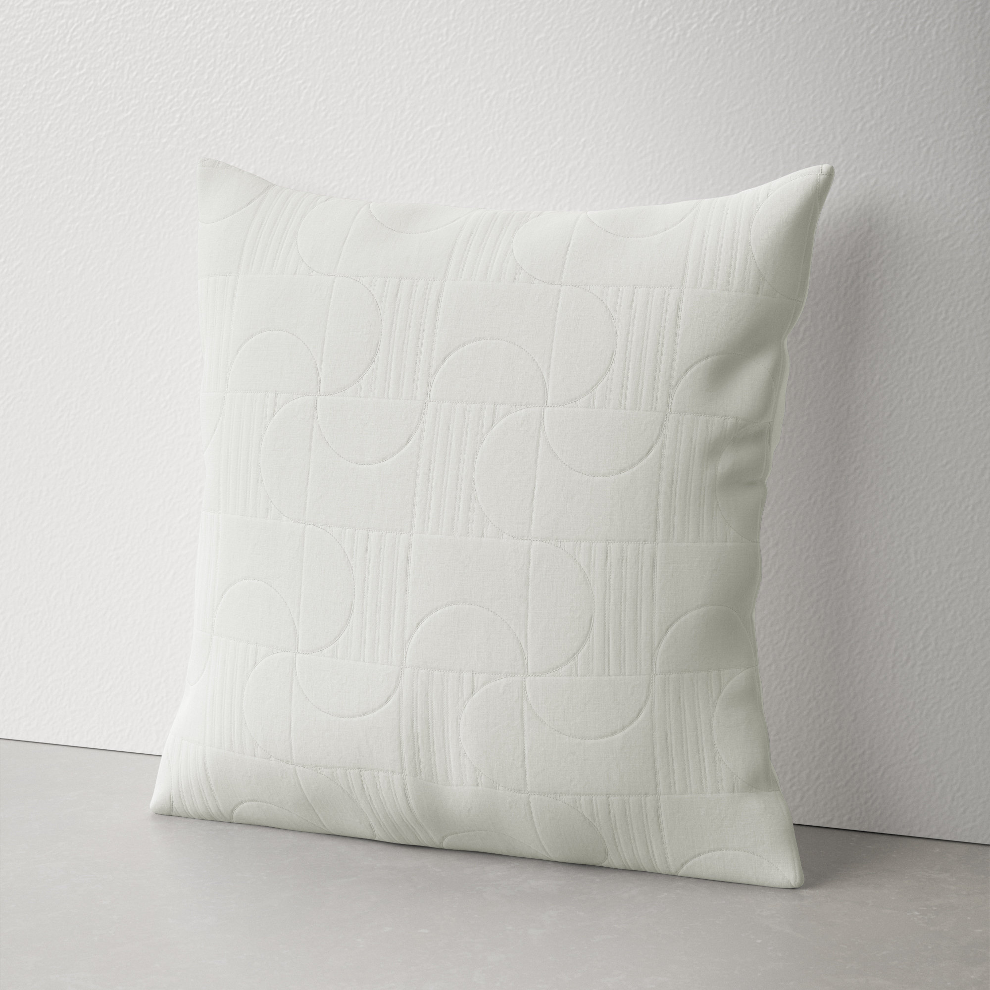 Genesta Cotton Throw Pillow, Pillow Cover Only - No Insert, Cream