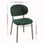 Ensemble de 2 chaises de salle à manger en tissu Boucle avec pieds en métal pour la salle à manger, la cuisine et le salon-1212535717-1212535716