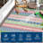 Reversible Outdoor Rugs 5x8 for Patios Clearance, Waterproof Mats for Porch, Deck, Plastic Straw Area Rugs for Backyard, Balcony,Red/Green/Blue-1521252745