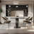 Modern simple rectangular dining table set-102786795-102786791