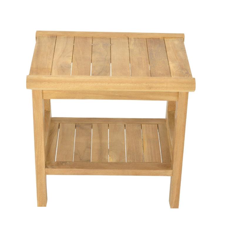 Whittington 18'' W Teak Shower Bench
