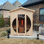 Smartmak® 2 Person Outdoor Infrared Sauna with Full Spectrum & Red Light Therapy, Luxury Canadian Hemlock Wood Home Dry Sauna Spa Room, 3400W with 10 Heaters, Ergonomic Recliner, WiFi Control, Oxygen Bar