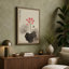 Lotus in Bloom Japandi - Wrapped Canvas-1661220738-1661220742