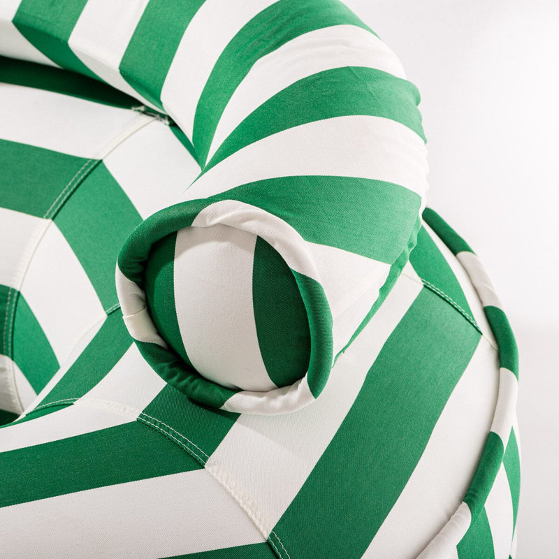 Canvas Pool Ring, Green/White