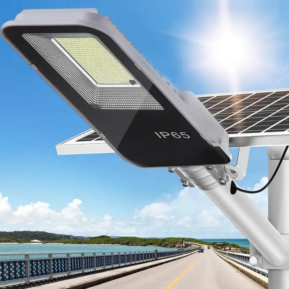 AirPartyPros LED Solar Street Light With Remote Control, 1 Pack Outdoor ...