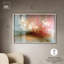 «Crimson Haze I Shadowbox Print Modern Boho» par Art Remedy, cadre blond, 54 x 36-1645671076-1645671077