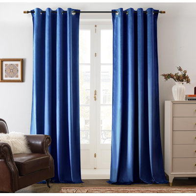 Ensemble de 2 rideaux obscurcissants en velours
