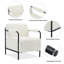 Fauteuil rembourré en velours côtelé Stolle-522972960