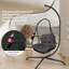 Hammock Chair With C-stand Cushion And Pillow