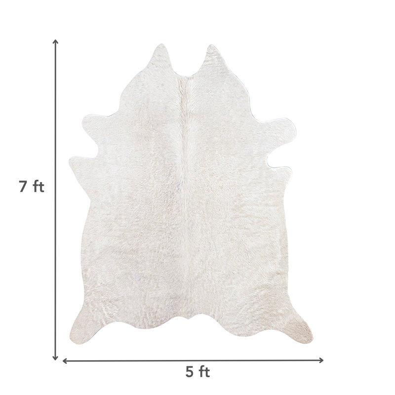 Plainsboro Performance Cowhide Animal Print Indoor Rug